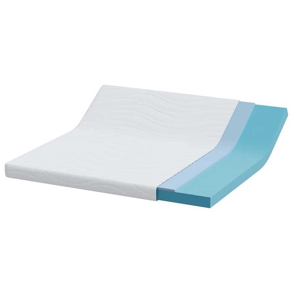 vidaXL Στρώμα Λευκό 200 x 200 cm Pěna