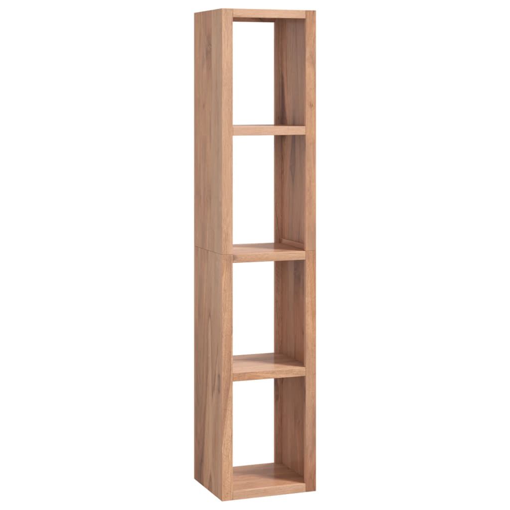 vidaXL Βιβλιοθήκη 35 x 30 x 168 εκ. από Μασίφ Ξύλο Teak