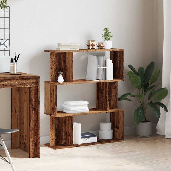 ντουλάπι βιβλίων vidaXL Παλιό ξύλο 80x24x96 cm Κατασκευασμένο ξύλο