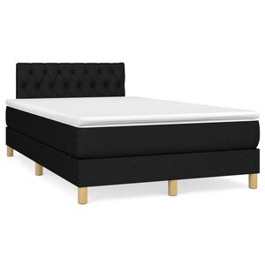 vidaXL &Kappa;&rho;&epsilon;&beta;ά&tau;&iota; Boxspring &mu;&epsilon; &Sigma;&tau;&rho;ώ&mu;&alpha; &Mu;&alpha;ύ&rho;&omicron; 120x200 &epsilon;&kappa;. &Upsilon;&phi;&alpha;&sigma;&mu;ά&tau;&iota;&nu;&omicron;