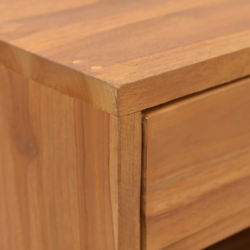 vidaXL Κομοδίνο 40 x 30 x 76 εκ. από Μασίφ Ξύλο Teak