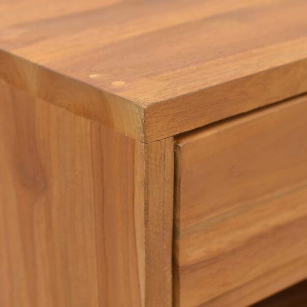vidaXL Κομοδίνο 40 x 30 x 76 εκ. από Μασίφ Ξύλο Teak