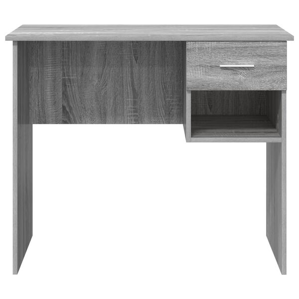 vidaXL Γραφείο Γκρι sonoma 90 x 49.5 x 75 εκ. Επεξεργασμένο ξύλο
