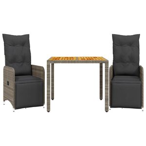vidaXL &Sigma;&epsilon;&tau; &Epsilon;&pi;ί&pi;&lambda;&omega;&nu; Bistro &Kappa;ή&pi;&omicron;&upsilon; 3 &tau;&epsilon;&mu; &Gamma;&kappa;&rho;&iota; &Sigma;&upsilon;&nu;&theta;&epsilon;&tau;. &Rho;&alpha;&tau;ά&nu; &mu;&epsilon; &Mu;&alpha;&xi;&iota;&lambda;ά&rho;&iota;&alpha;