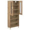vidaXL Highboard Artisan Oak 69,5 x 34 x 180 &epsilon;&kappa;.
