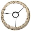 vidaXL Καπέλο Φωτιστικού Φυσικό Χρώμα 30 x 20 εκ. από Wicker
