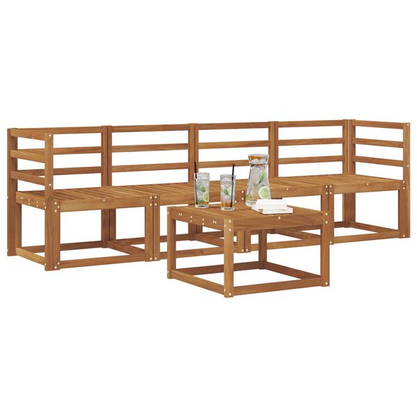 vidaXL &Sigma;&epsilon;&iota;&rho;ά &Kappa;&alpha;&nu;&alpha;&pi;έ &Epsilon;&xi;&omega;&tau;&epsilon;&rho;&iota;&kappa;&omicron;ύ 5 pcs &Phi;&upsilon;&sigma;&iota;&kappa;ό &Sigma;&tau;&epsilon;&rho;&epsilon;ό &Xi;ύ&lambda;&omicron; &Alpha;&kappa;&alpha;&kappa;ί&alpha;&sigmaf;