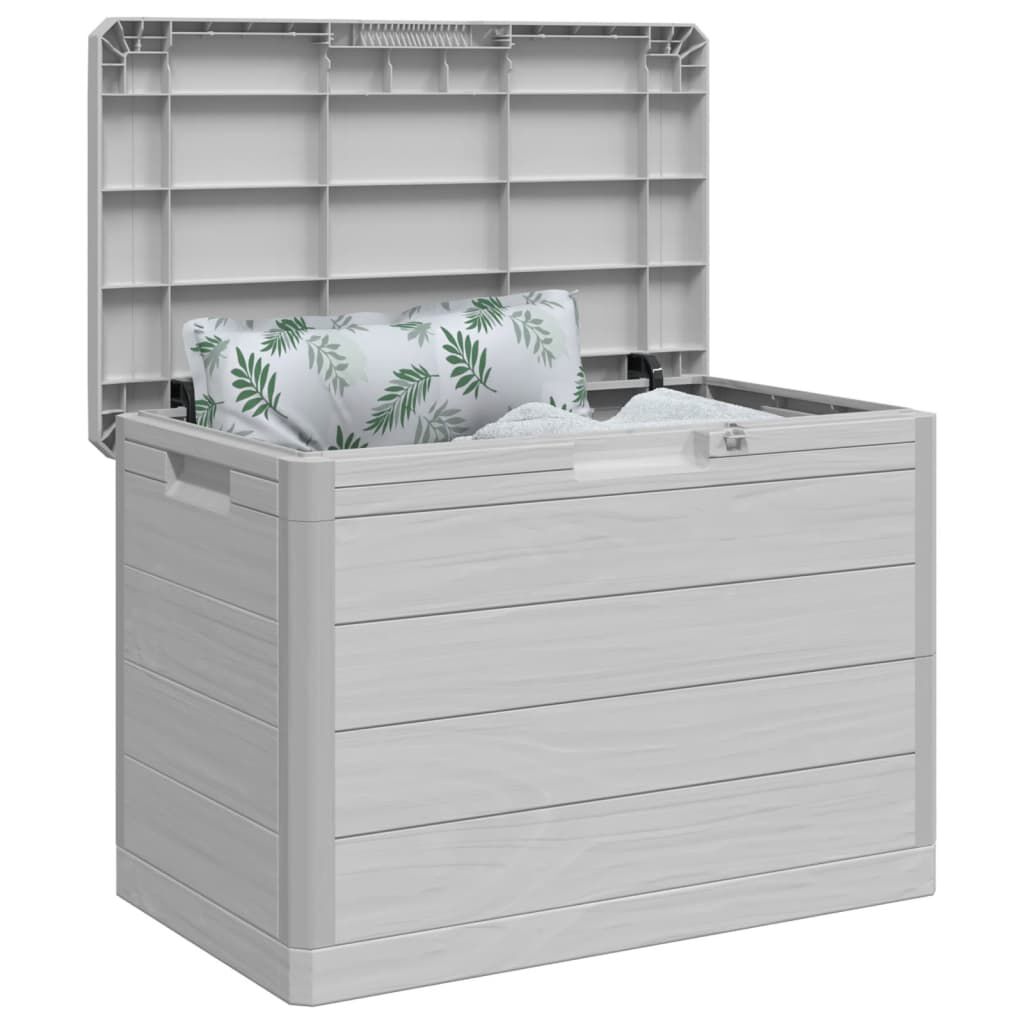 vidaXL Κουτί Μαξιλαριών Εξ Χώρου Γκρι 77,5x44,5x53εκ Πολυπροπυλένιο