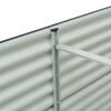 vidaXL Ζαρντινιέρα Υπερυψωμένη Γκρι 240x80x81 εκ. Γαλβανισμ. Χάλυβας