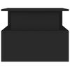 vidaXL Τραπεζάκι Σαλονιού Μαύρο 90x55x42,5 εκ. Επεξεργασμένο Ξύλο