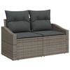 vidaXL Σετ Καναπέ Κήπου 6 pcs Γκρι