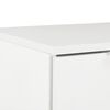vidaXL Μπουφές Ψηλός Γυαλιστερός Λευκός 71x35x80εκ. Επεξεργασμένο Ξύλο