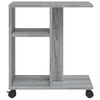 vidaXL Βοηθητικό Τραπέζι με Ρόδες Γκρι Sonoma 50x30x55 εκ Επεξ. Ξύλο