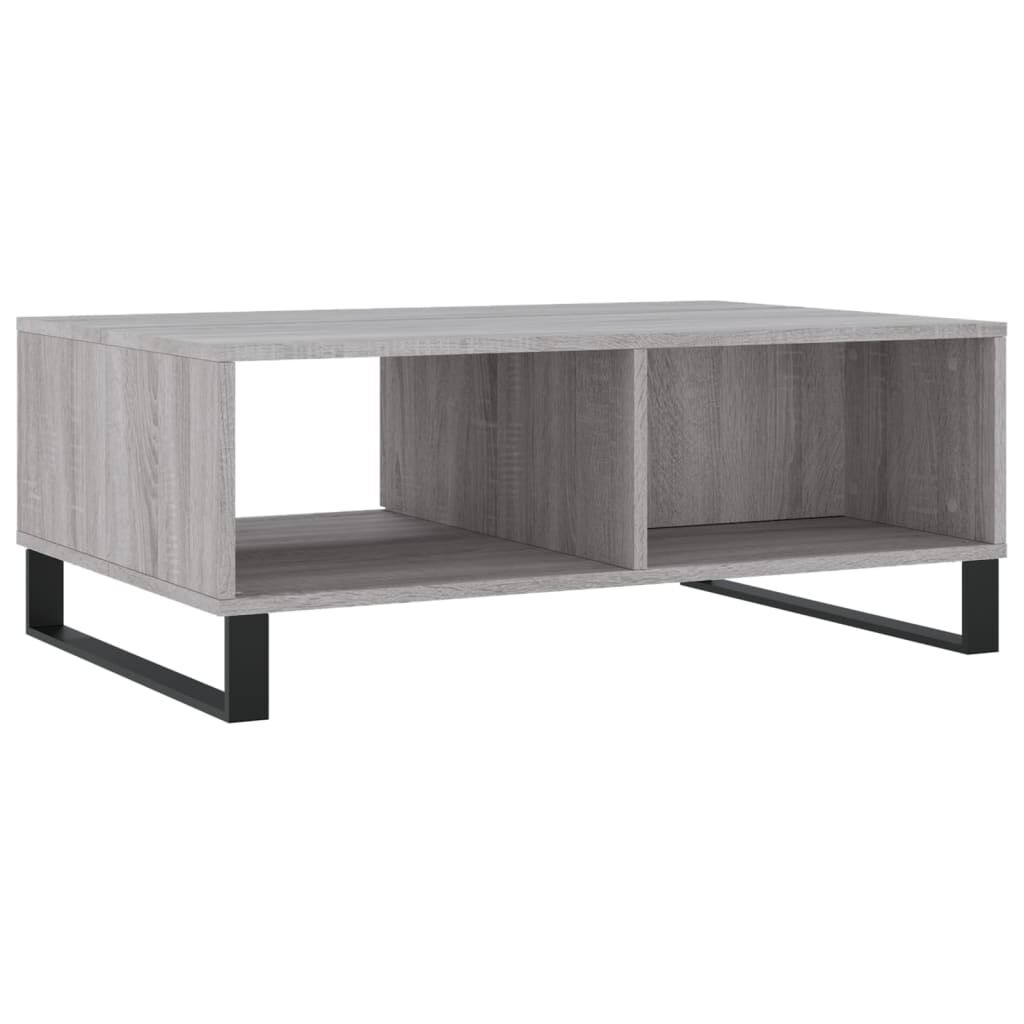 vidaXL Τραπεζάκι Σαλονιού Γκρι Sonoma 90x60x35 εκ. Επεξεργασμένο Ξύλο