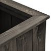 vidaXL Ζαρντινιέρα Υπερυψωμένη Σκ. Γκρι 74x32x30 εκ. Μασίφ Ξύλο Πεύκου