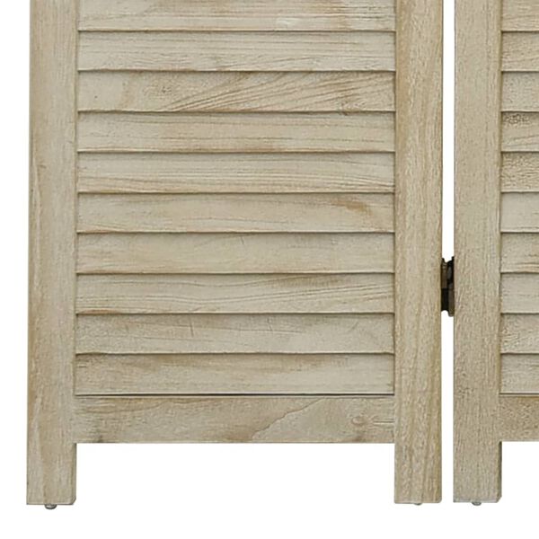vidaXL Διαχωριστικό Χώρου με 3 Πάνελ 105x166 εκ. Μασίφ Ξύλο Παυλώνιας