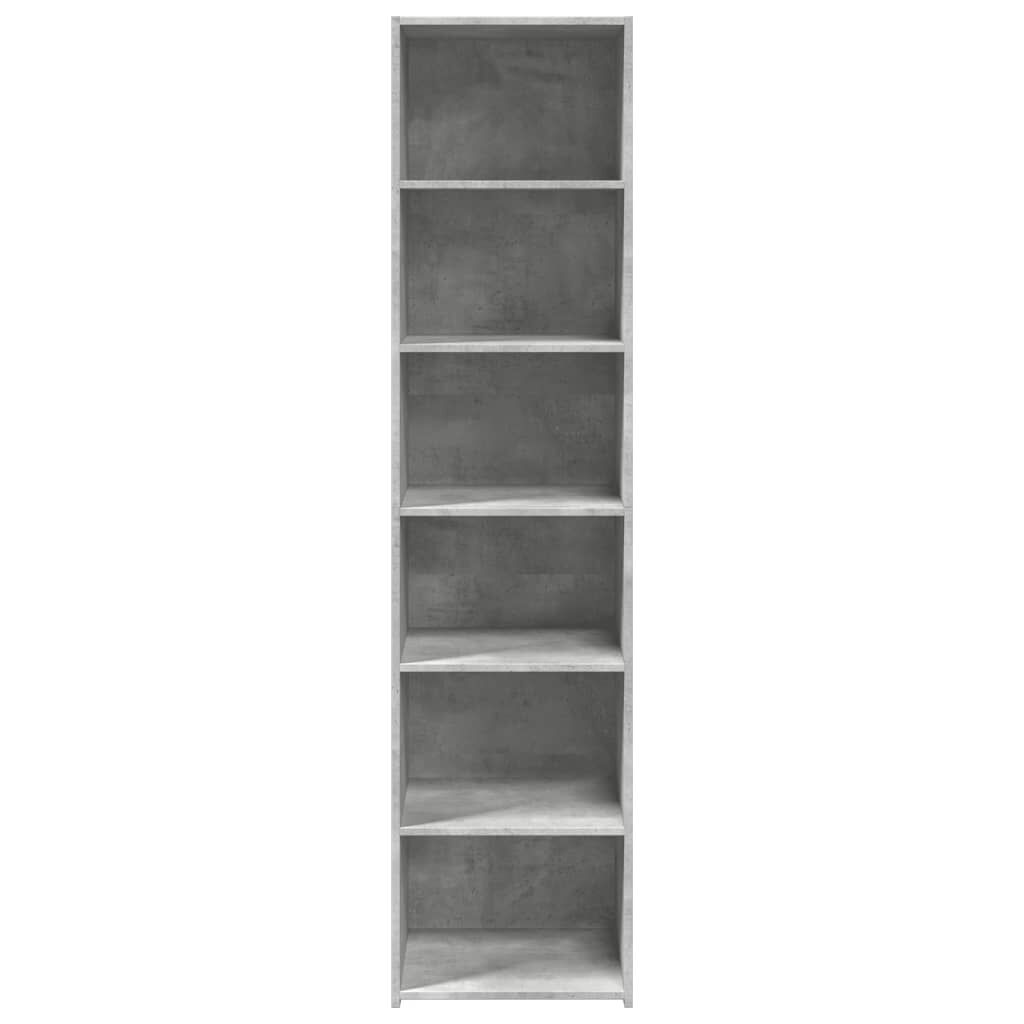 vidaXL Ντουλάπι Γκρι Σκυροδέματος 45x41x185 εκ. Επεξεργασμένο Ξύλο