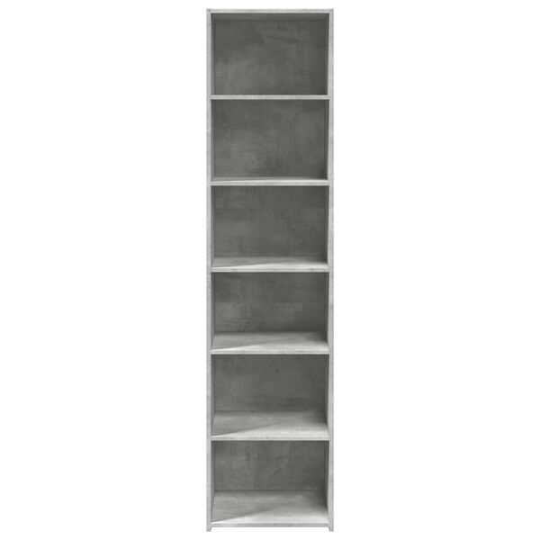 vidaXL Ντουλάπι Γκρι Σκυροδέματος 45x41x185 εκ. Επεξεργασμένο Ξύλο