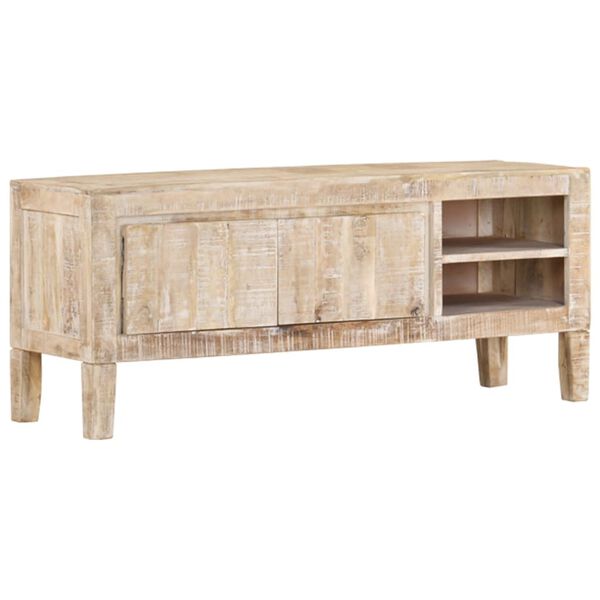 vidaXL Έπιπλο Τηλεόρασης 110 x 30 x 46 εκ. από Μασίφ Ξύλο Μάνγκο