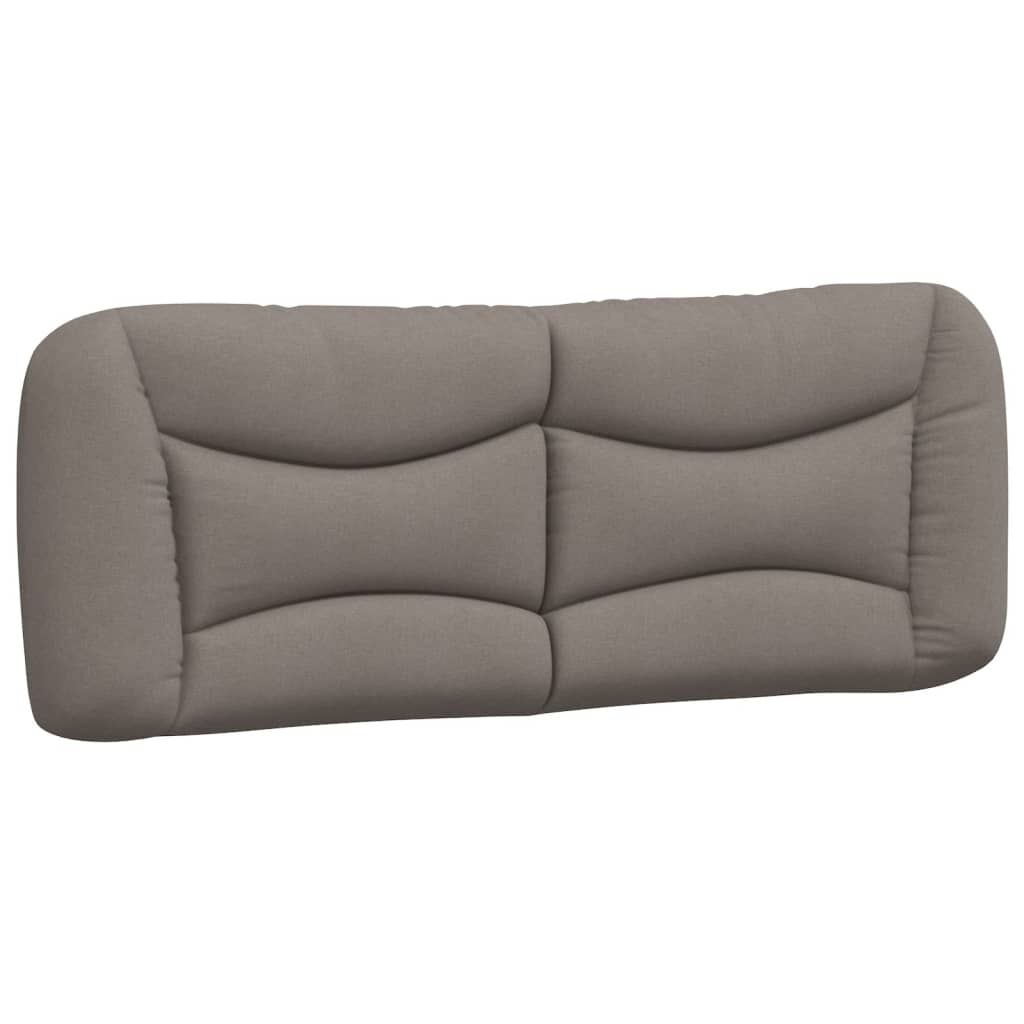vidaXL Κρεβάτι Taupe 180x200 εκ. Υφασμάτινο