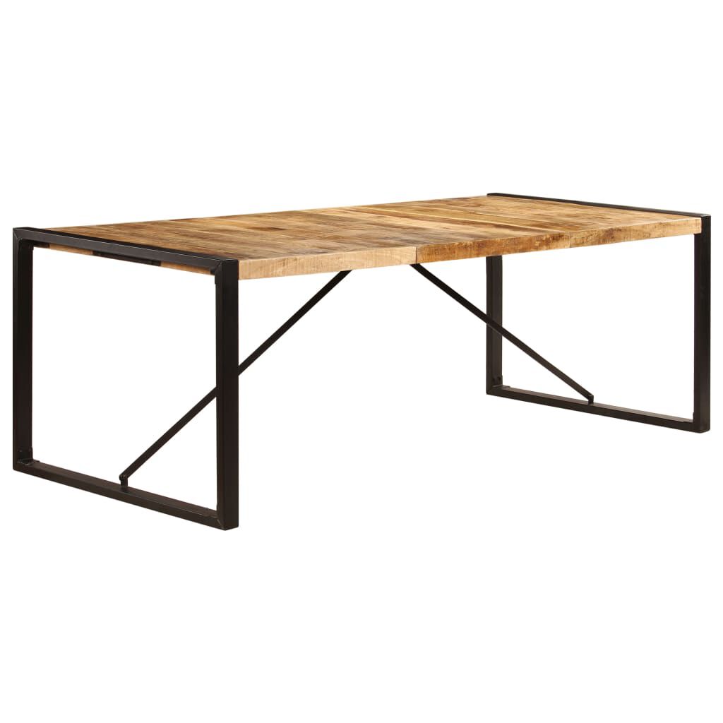 vidaXL Τραπεζαρία 220 x 100 x 75 εκ. από Μασίφ Ξύλο Μάνγκο