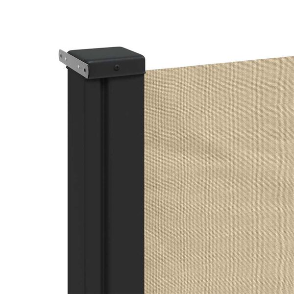 vidaXL Σκίαστρο Πλαϊνό Συρόμενο Μπεζ 120 x 600 εκ.