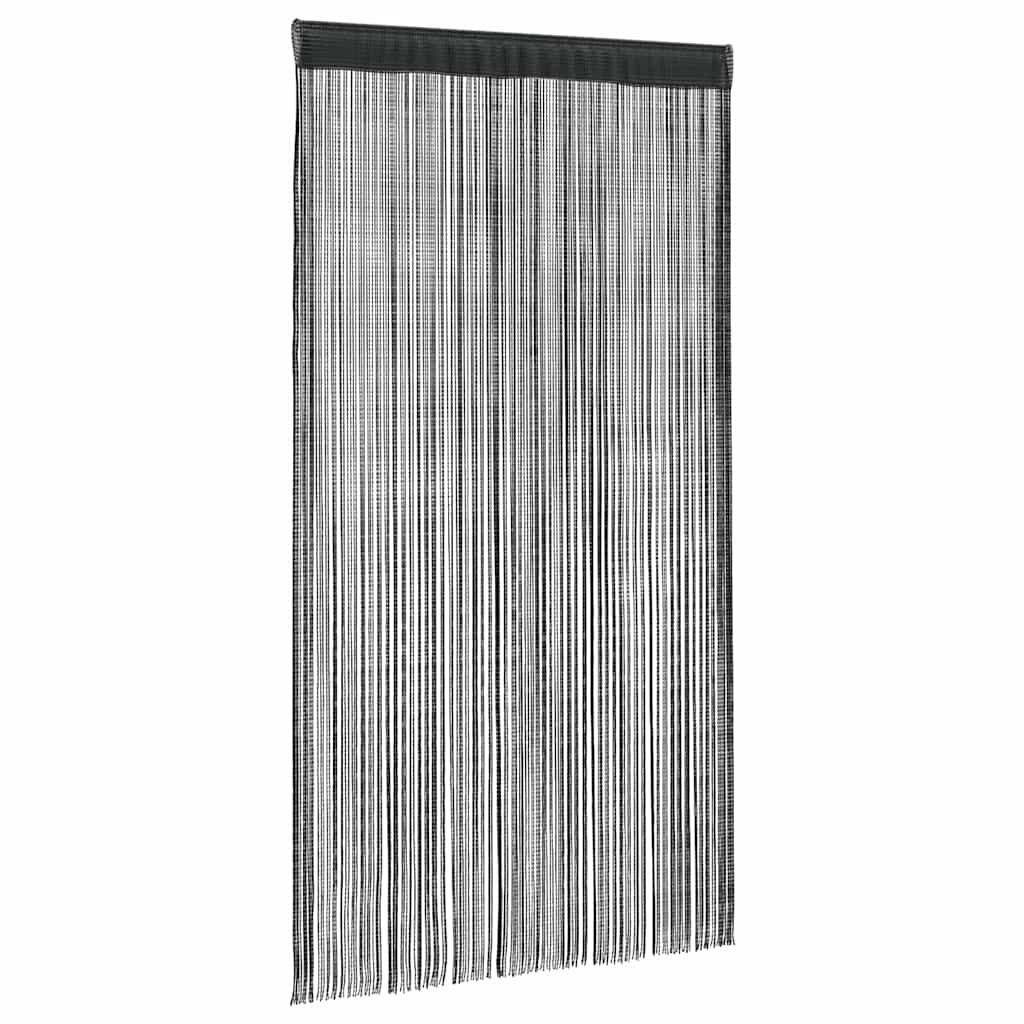 vidaXL Κουρτίνες με Κρόσσια 2 τεμ. Μαύρες 140 x 250 εκ.