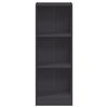 vidaXL Βιβλιοθήκη με 3 Ράφια Λευκή 40x24x109 εκ. Επεξεργασμένο Ξύλο