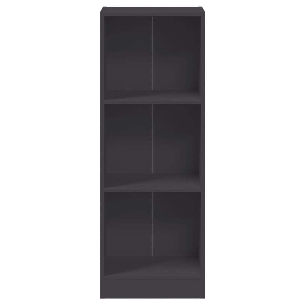 vidaXL Βιβλιοθήκη με 3 Ράφια Λευκή 40x24x109 εκ. Επεξεργασμένο Ξύλο
