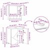 vidaXL Σετ Επίπλων Μπάνιου 4 pcs Καπνιστή δρυς 61 x 35 x 64 εκ.