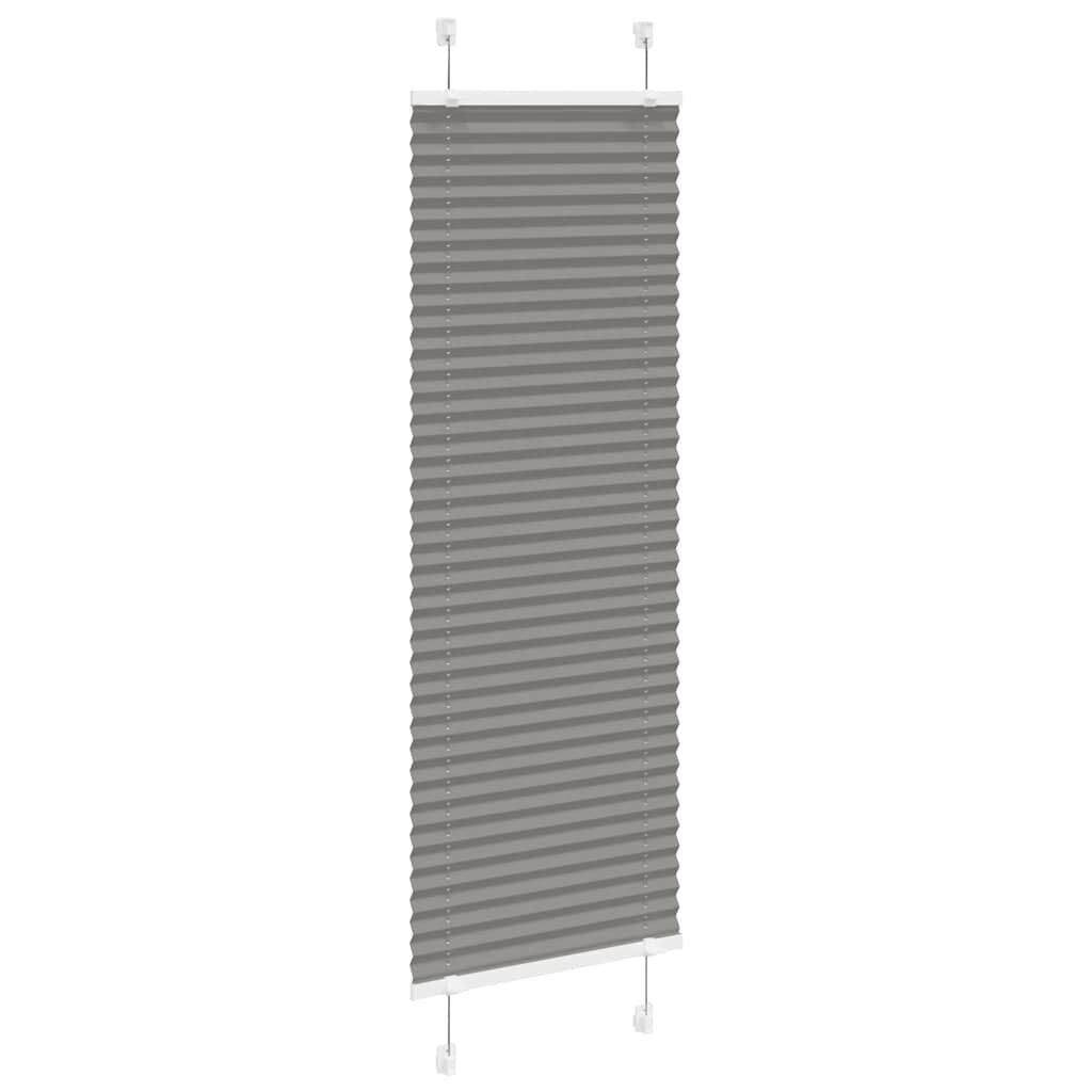 vidaXL Πλισέ περσίδα Ανθρακί 40x100 cm Πλάτος υφάσματος 39,4 cm