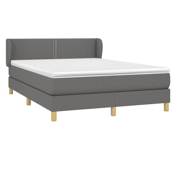 vidaXL &Kappa;&rho;&epsilon;&beta;ά&tau;&iota; Boxspring &mu;&epsilon; &Sigma;&tau;&rho;ώ&mu;&alpha; &Sigma;&kappa;&omicron;ύ&rho;&omicron; &Gamma;&kappa;&rho;&iota; 140x200 &epsilon;&kappa; &Upsilon;&phi;&alpha;&sigma;&mu;ά&tau;&iota;&nu;&omicron;