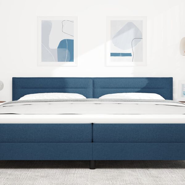 vidaXL Κεφαλάρι με κεφαλάρι Μπλε 200 cm ύφασμα
