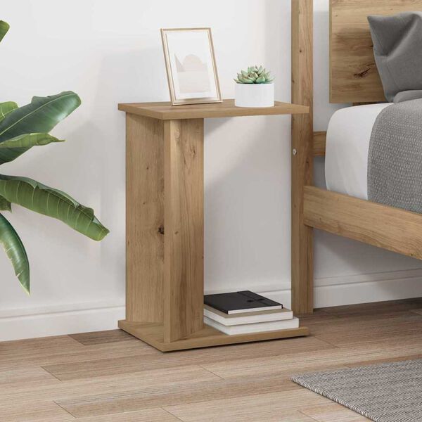 vidaXL End Table Artisan Oak 35 x 25 x 50 &epsilon;&kappa; &Epsilon;&pi;&epsilon;&xi;&epsilon;&rho;&gamma;&alpha;&sigma;&mu;έ&nu;&omicron; &xi;ύ&lambda;&omicron;