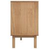 vidaXL Συρταριέρα OTTA Καφέ και Γκρι 114x43x73,5 εκ. Μασίφ Ξύλο Πεύκου