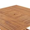 vidaXL Τραπέζι Κήπου 150 x 150 x 76 εκ. από Μασίφ Ξύλο Teak
