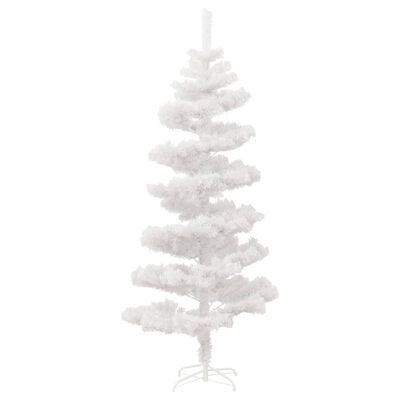 vidaXL Χριστουγεν. Δέντρο Προφωτισμένο Τεχνητό Μπάλες Λευκό 150εκ