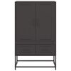 vidaXL Ντουλάπι Μαύρο 68x39x111,5 εκ. από Χάλυβα