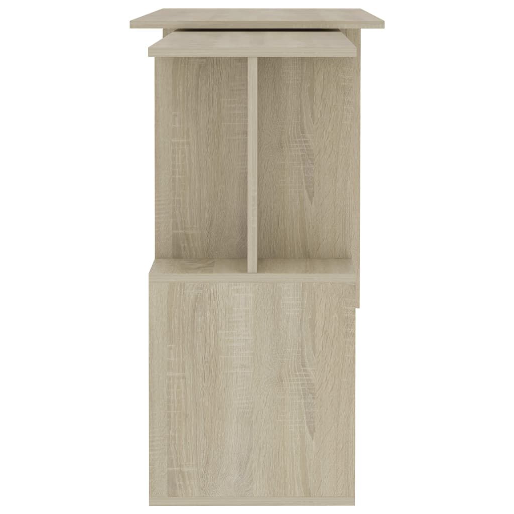 vidaXL Γραφείο Γωνιακό Sonoma Δρυς 200 x 50 x 76 εκ. από Επεξ. Ξύλο