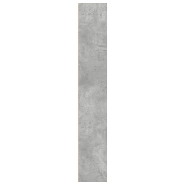 vidaXL Βιβλιοθήκη Γκρι Σκυροδέματος 40x30x189 εκ. Επεξεργ. Ξύλο