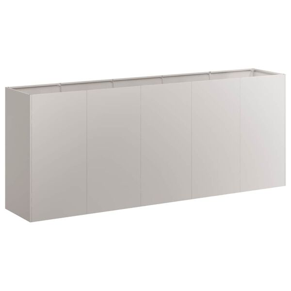 vidaXL Ζαρντινιέρα 200x40x80 εκ. Ατσάλι Σκληρυθέν στον Αέρα