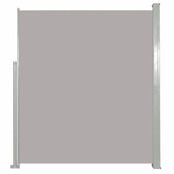 vidaXL Σκίαστρο Πλαϊνό Συρόμενο Γκρι 160 x 500 εκ.