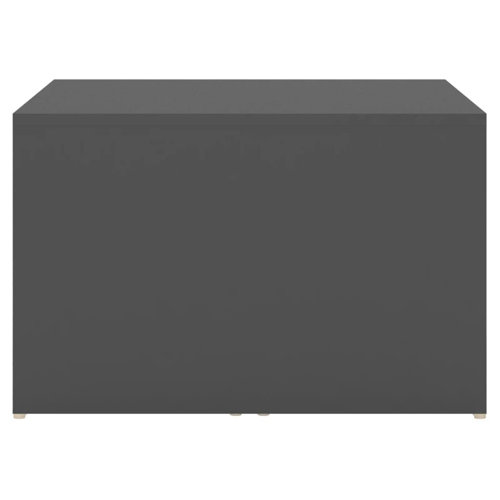 vidaXL Τραπεζάκια Σαλονιού Ζιγκόν 3 τεμ. Γκρι 60x60x38 εκ Επεξ. Ξύλο