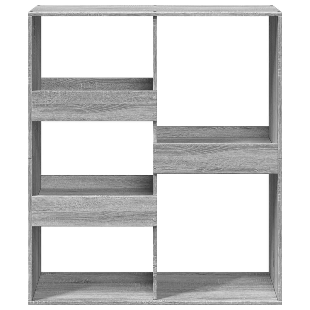 vidaXL Βιβλιοθήκη/Διαχωριστικό Χώρου Γκρι Sonoma 100x33x115 εκ.
