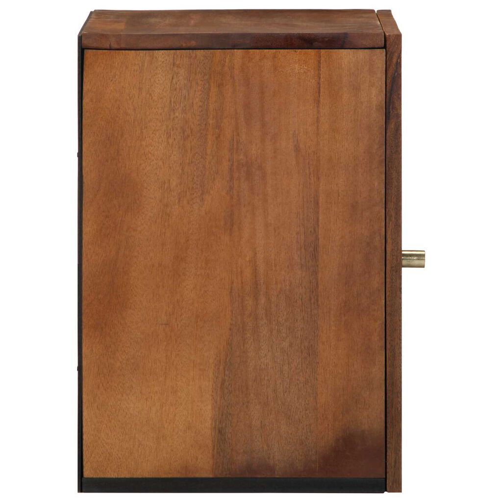 vidaXL Ντουλάπα Μπάνιου 38x33x48 εκ. Μασίφ Ξύλο Μάνγκο