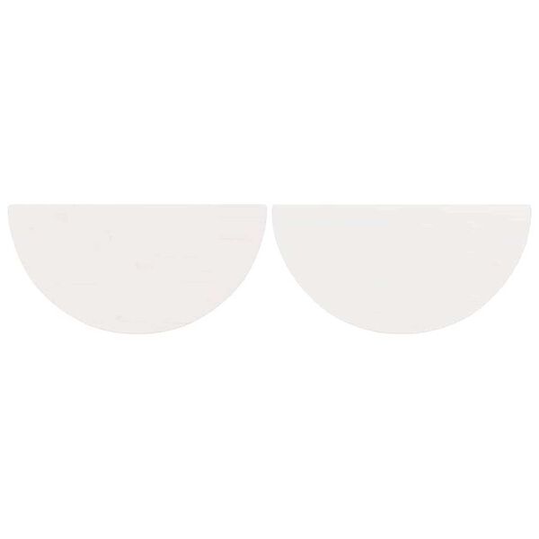 vidaXL Τραπεζάκι σαλονιού 2 pcs Λευκό 79 x 39.5 x 40 εκ