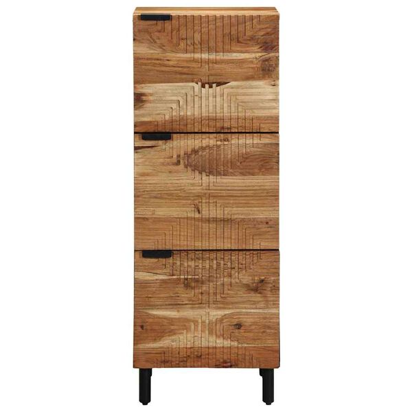 vidaXL Highboard &mu;&epsilon; &rho;ά&phi;&iota; &Phi;&upsilon;&sigma;&iota;&kappa;ό 40 x 33,5 x 110 &epsilon;&kappa; &Sigma;&tau;&epsilon;&rho;&epsilon;ό &Xi;ύ&lambda;&omicron; &Alpha;&kappa;&alpha;&kappa;ί&alpha;&sigmaf;