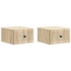 vidaXL &Tau;&omicron;ί&chi;&omicron;&upsilon; &Kappa;&rho;&epsilon;&mu;&alpha;&sigma;&tau;ό &Kappa;&omicron;&mu;&omicron;&delta;ί&nu;&omicron; 2 pcs Sonoma &Delta;&rho;&upsilon;&sigmaf; 33 x 34,5 x 20 &epsilon;&kappa;