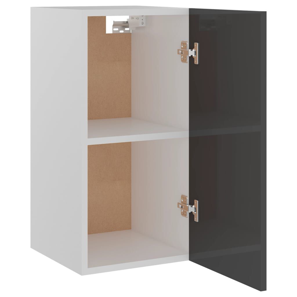vidaXL Ντουλάπι Κρεμαστό Lyon Γυαλιστερό Γκρι 29,5x31x60εκ. από