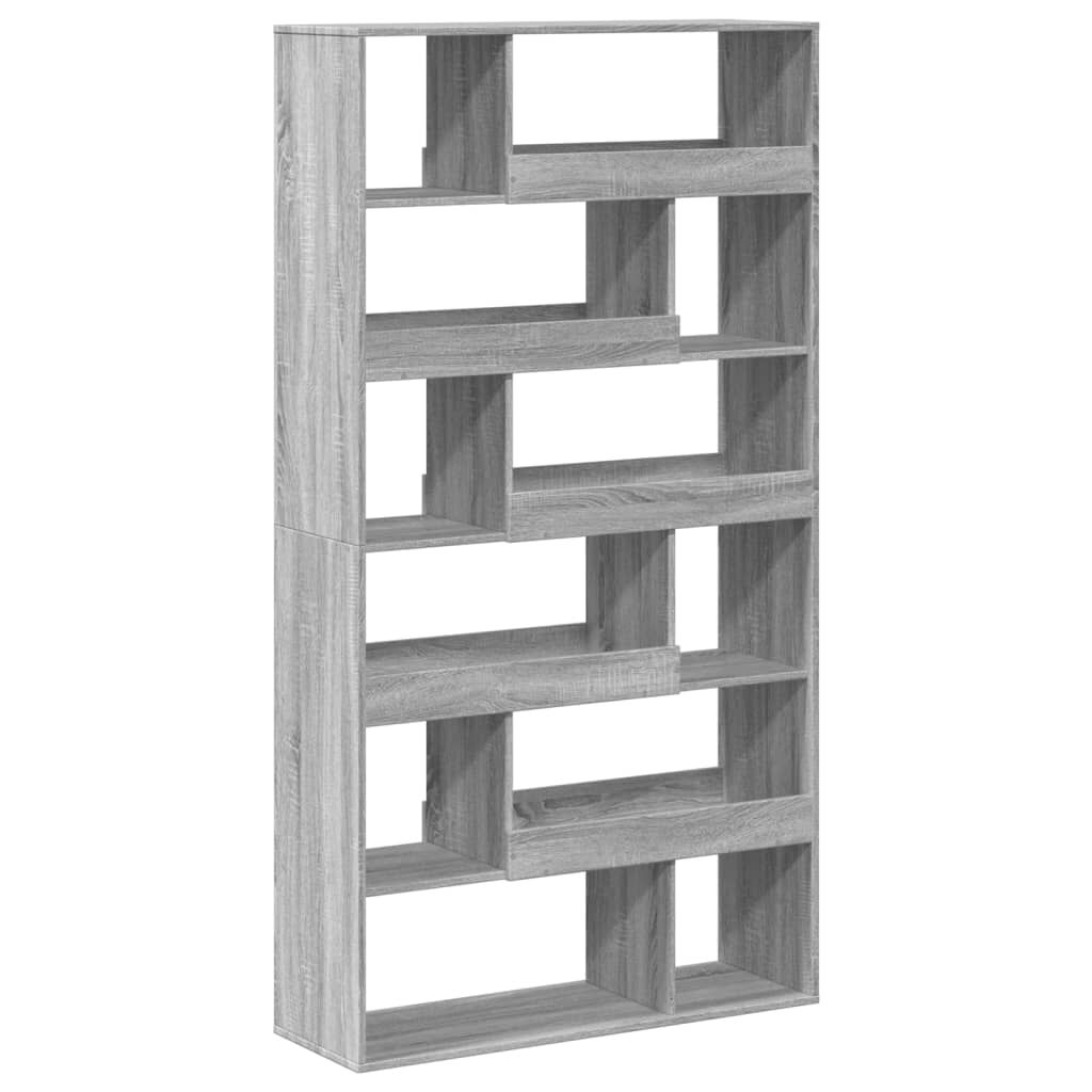 vidaXL Βιβλιοθήκη Γκρι Sonoma 100x33x187,5 εκ. από Επεξεργ. Ξύλο